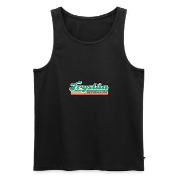 Amsteradam Niederlande Holzschuh National - Männer Premium Bio Tank Top - Schwarz - Vorne - AI Model Male 178 light (178cm)