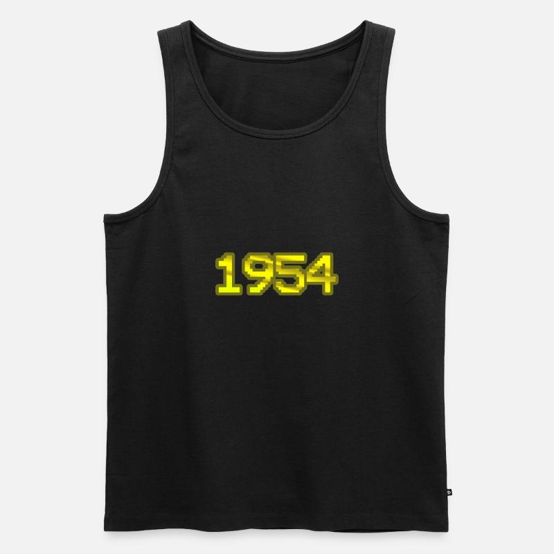1954 - Männer Premium Bio Tank Top - Schwarz