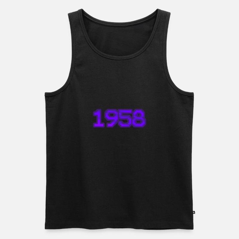 1958 1958 - Männer Premium Bio Tank Top - Schwarz