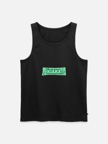 Kiara comme nom de naissance - Débardeur bio Premium Homme - noir