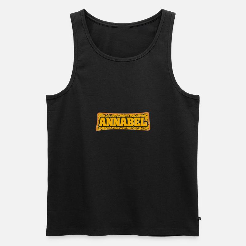 Geschenk für Annabel - Männer Premium Bio Tank Top - Schwarz