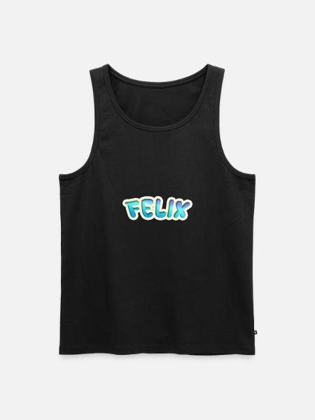 Felix als Job - Männer Premium Bio Tank Top - Schwarz