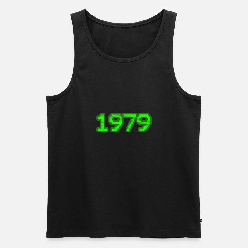 Computer 1979 - Männer Premium Bio Tank Top - Schwarz