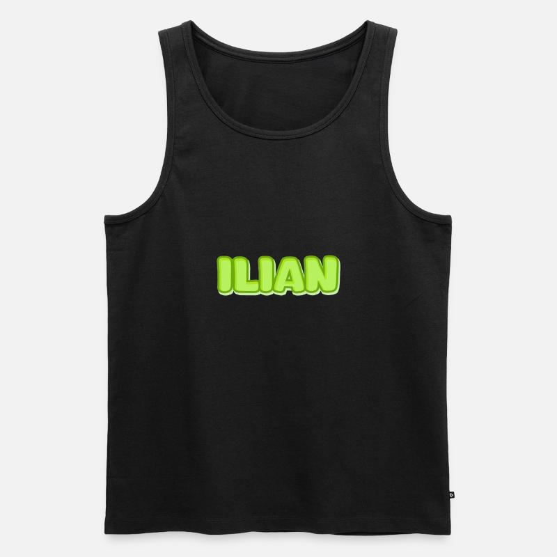 Ilian Ilian - Männer Premium Bio Tank Top - Schwarz