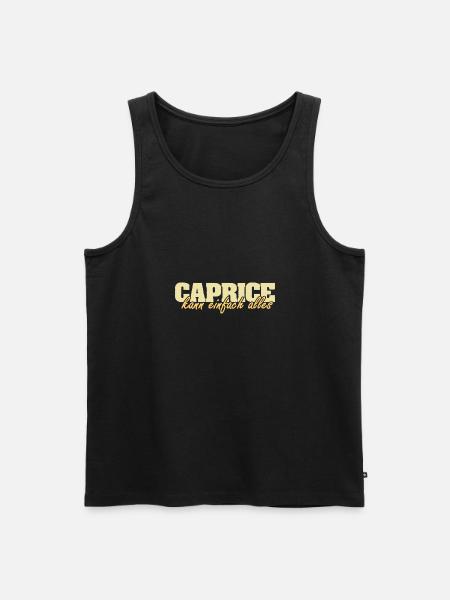 Caprice - Männer Premium Bio Tank Top - Schwarz
