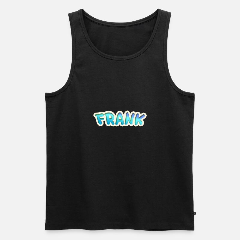 Frank - Männer Premium Bio Tank Top - Schwarz