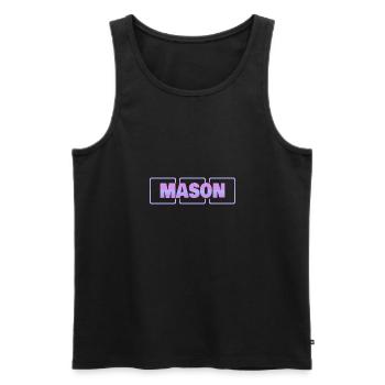 Geschenk für Mason - Männer Premium Bio Tank Top - Schwarz - Vorne - AI Model Male 178 light (178cm)