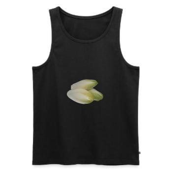 salad salad lettuce halloween vegetables vegetables12 - Men's Premium Organic Tank Top - black - Front - AI Model Male 178 light (178cm)