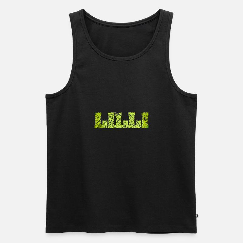 Name Lilli - Männer Premium Bio Tank Top - Schwarz