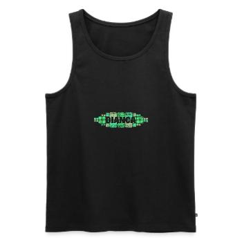 Geschenk für Bianca - Männer Premium Bio Tank Top - Schwarz - Vorne - AI Model Male 178 light (178cm)