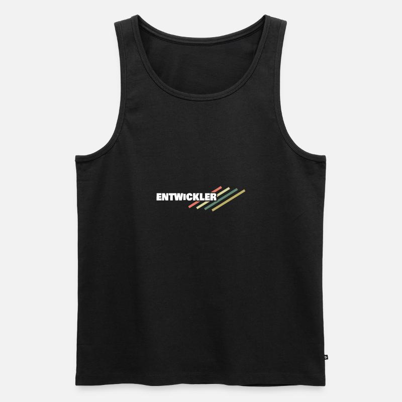 Workplace Developer - Men's Premium Organic Tank Top - black