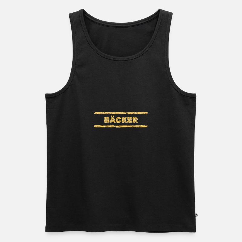 Gift for baker - Men's Premium Organic Tank Top - black