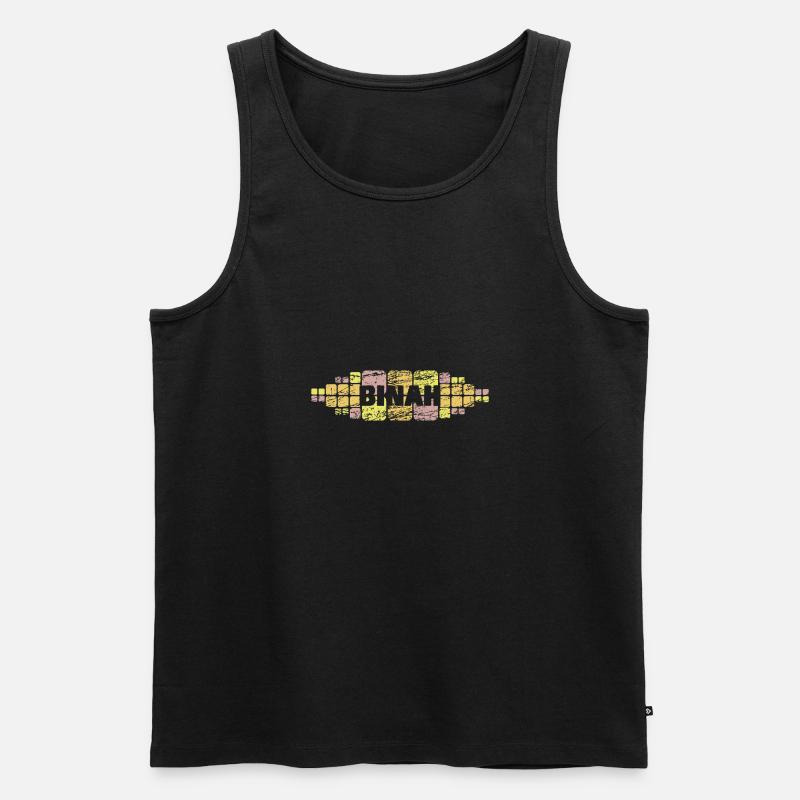 Binah - Männer Premium Bio Tank Top - Schwarz