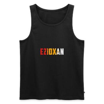 Ezidchan Jeside Kurde Irak Ethnische Gruppe - Männer Premium Bio Tank Top - Schwarz - Vorne - AI Model Male 178 light (178cm)