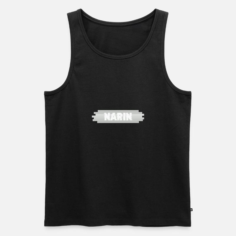 Name Narin - Männer Premium Bio Tank Top - Schwarz
