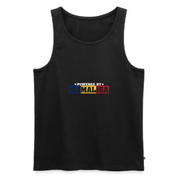 Bucharest Reise Urlaub Rumänien Balkan - Männer Premium Bio Tank Top - Schwarz - Vorne - AI Model Male 178 light (178cm)