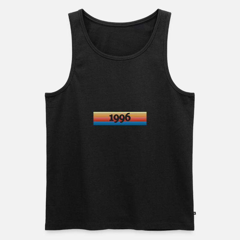 1996 - Männer Premium Bio Tank Top - Schwarz