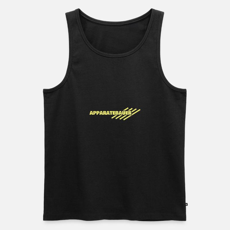 Workplace apparatus builder - Men's Premium Organic Tank Top - black