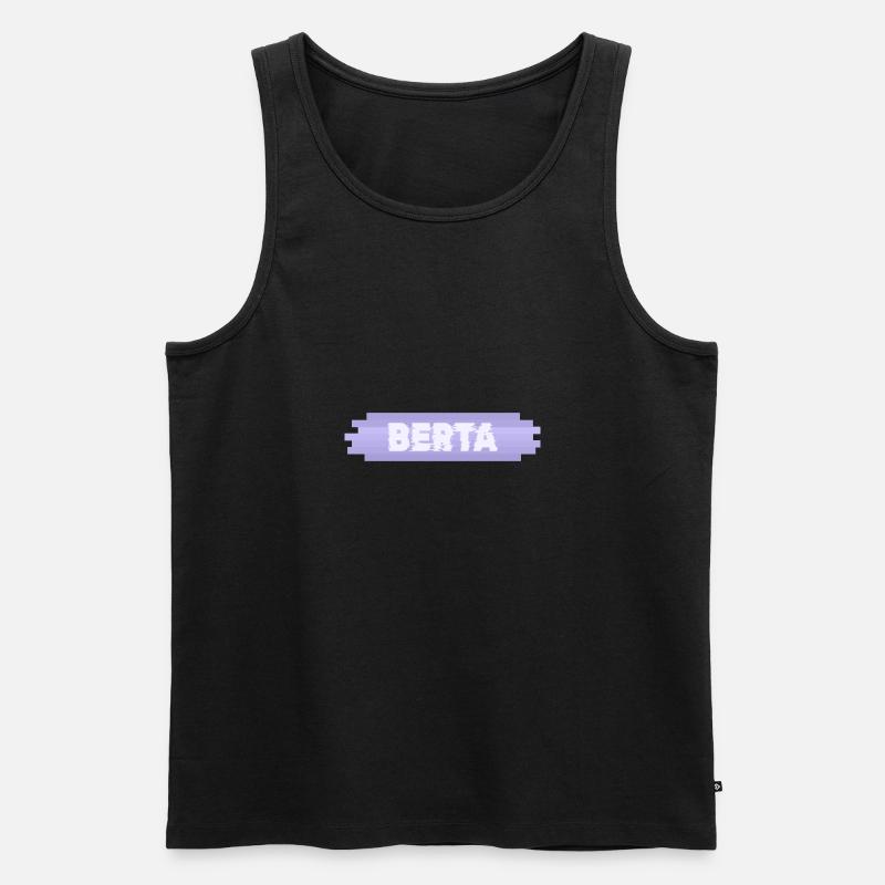 Berta als Mutter - Männer Premium Bio Tank Top - Schwarz