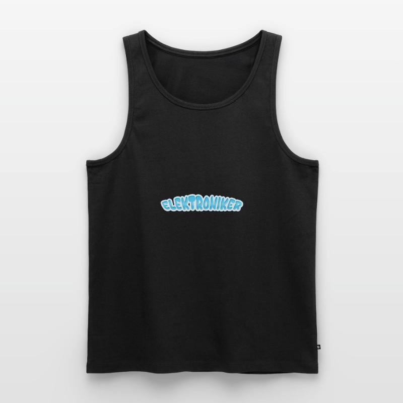 Electronics technician as electronics technician Men's Premium Organic Tank Top