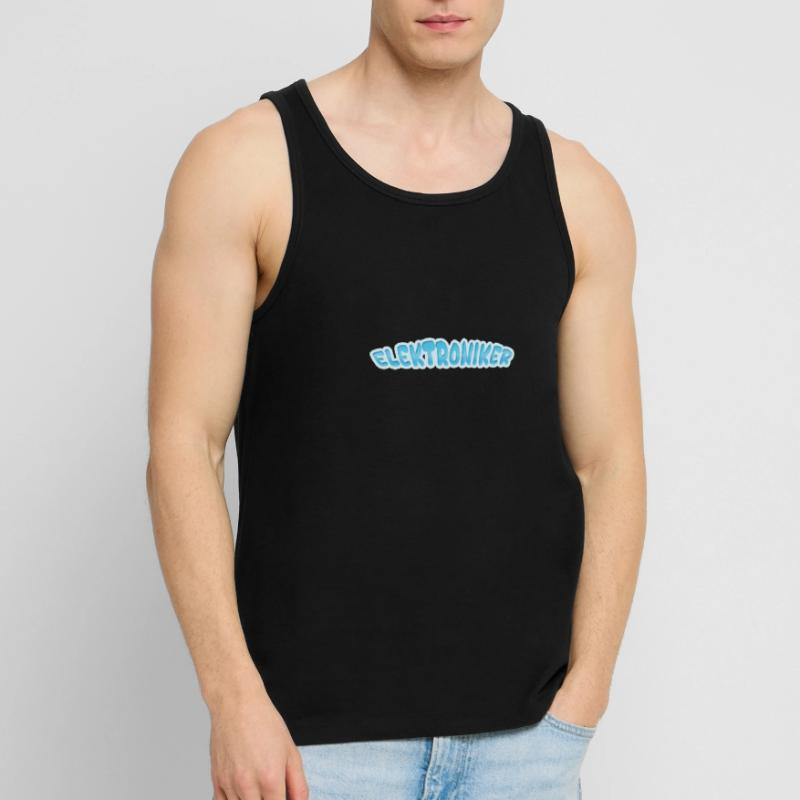 Electronics technician as electronics technician Men's Premium Organic Tank Top