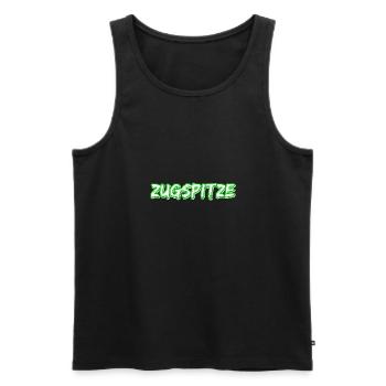 Don pour Zugspitze - Débardeur bio Premium Homme - noir - Devant - AI Model Male 178 light (178cm)