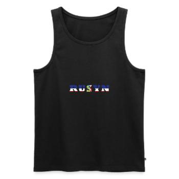 Ostslawen Rusyn Karpaten Herkunft Rusnak - Männer Premium Bio Tank Top - Schwarz - Vorne - Michal (187cm)