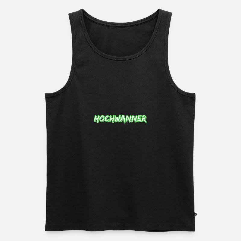 Trekking Hochwanner - Männer Premium Bio Tank Top - Schwarz