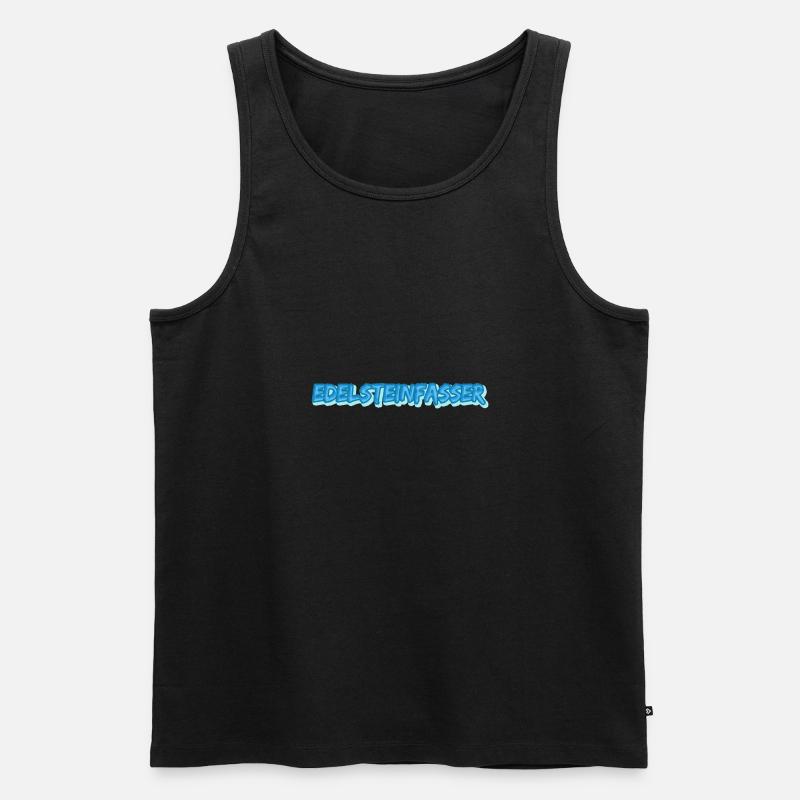 Edelsteinfasser - Männer Premium Bio Tank Top - Schwarz
