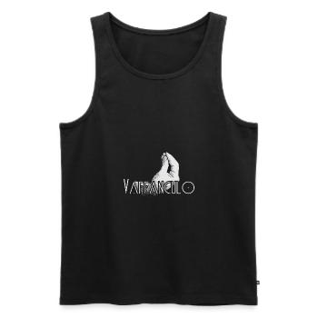 Vaffanculo Italienisch Italiener Italien Lustig - Männer Premium Bio Tank Top - Schwarz - Vorne - Michal (187cm)