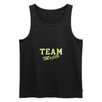 Team mojito - Débardeur bio Premium Homme - noir - Devant - Michal (187cm)
