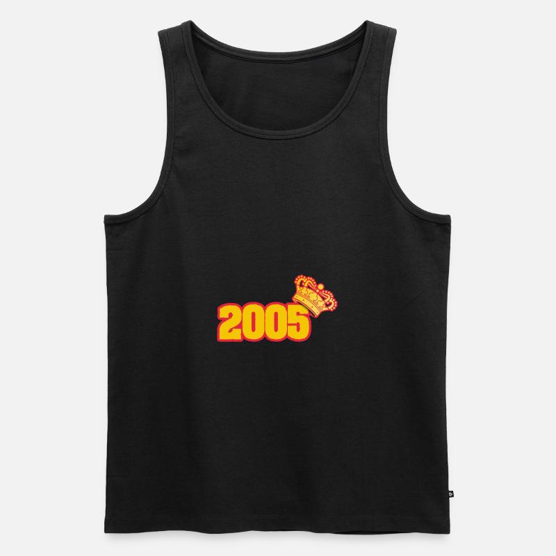 2005 - Männer Premium Bio Tank Top - Schwarz
