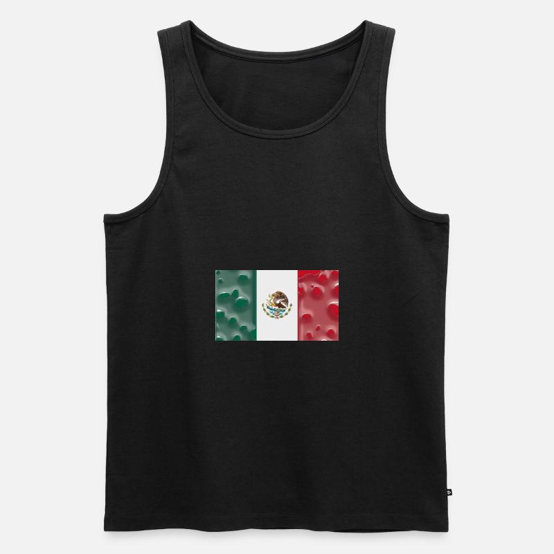 Mexiko - Männer Premium Bio Tank Top - Schwarz