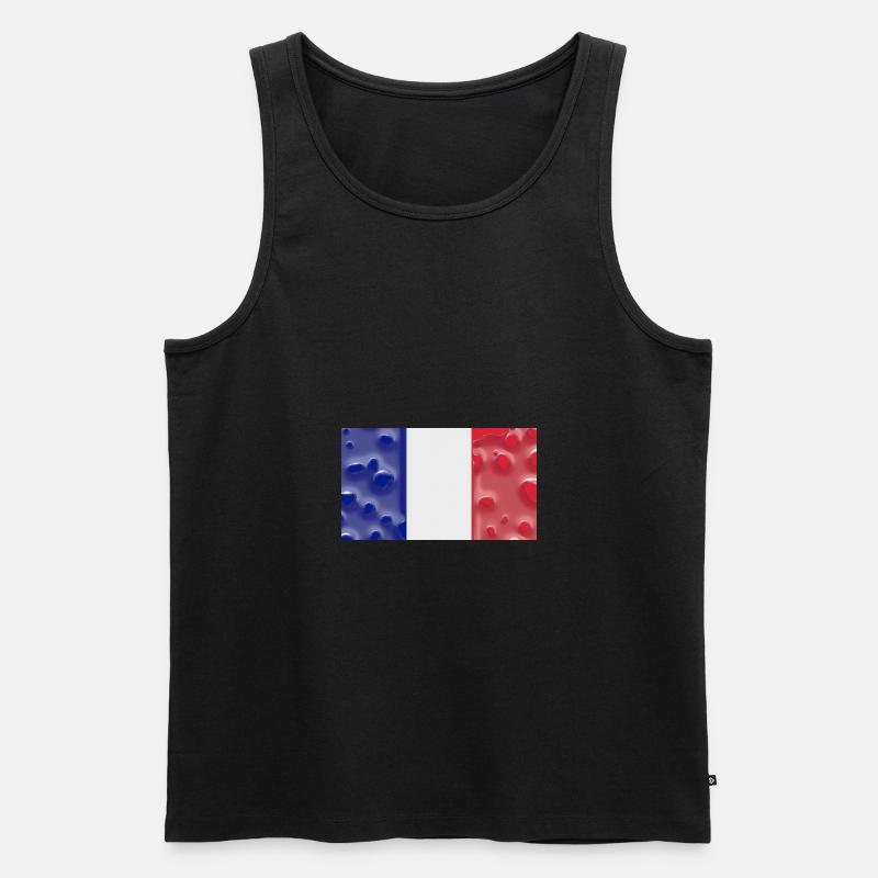 Martinique - Männer Premium Bio Tank Top - Schwarz