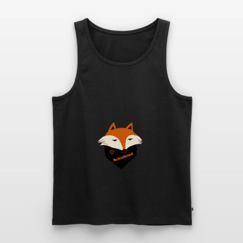 Fuchs Schulkind - Einschulung - Schule Männer Premium Bio Tank Top