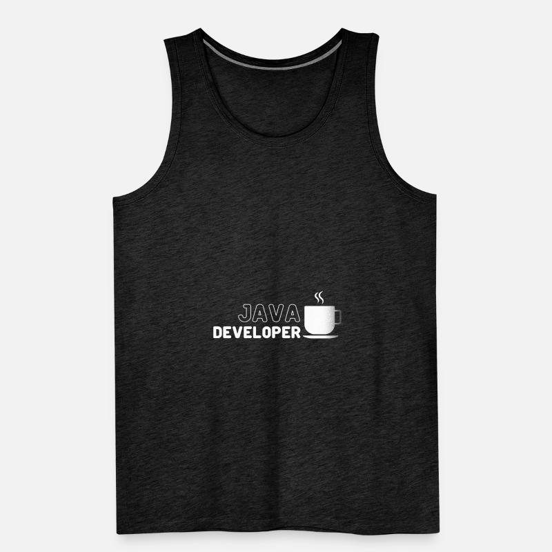 Java Developer Coffee Kaffee Men's Premium Organic Tank Top