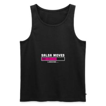 Salsa bewegt lustige Salsa-Tänzerin Geschenk - Männer Premium Bio Tank Top - Schwarz - Vorne - AI Model Male 178 light (178cm)