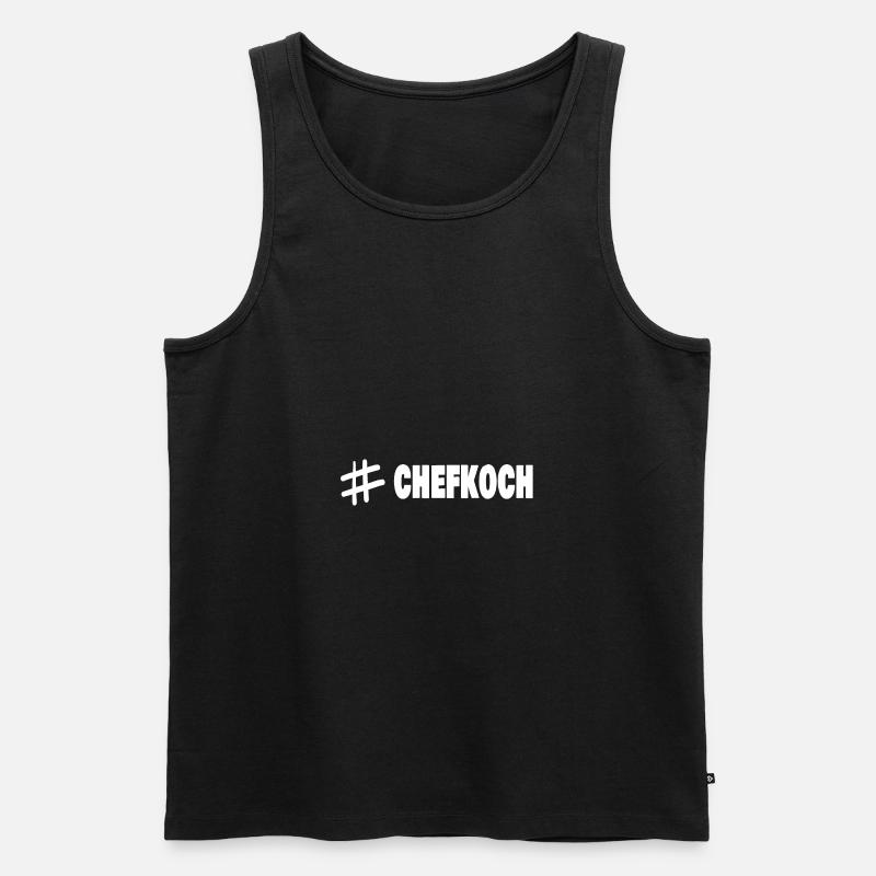 Chefkoch - Männer Premium Bio Tank Top - Schwarz