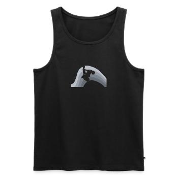 Stunt ATV2 - Männer Premium Bio Tank Top - Schwarz - Vorne - AI Model Male 178 light (178cm)
