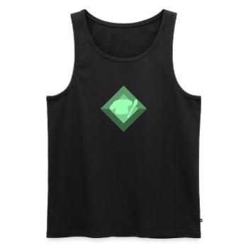 Baking Cupcake Baker - Men's Premium Organic Tank Top - black - Front - AI Model Male 178 light (178cm)