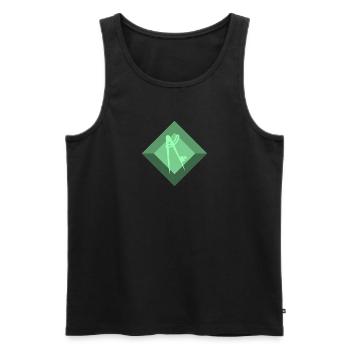 Architekt Konstrukteur Konstruktion - Männer Premium Bio Tank Top - Schwarz - Vorne - AI Model Male 178 light (178cm)