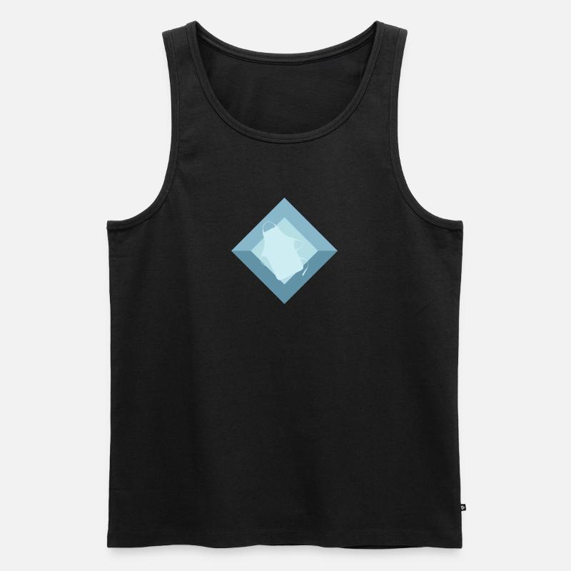 Backwaren Muffin Bäcker - Männer Premium Bio Tank Top - Schwarz