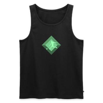 Futsal Ball Sports Futsal Players - Men's Premium Organic Tank Top - black - Front - Michal (187cm)