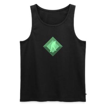 Disc Golf Disc Golf Players - Men's Premium Organic Tank Top - black - Front - Michal (187cm)
