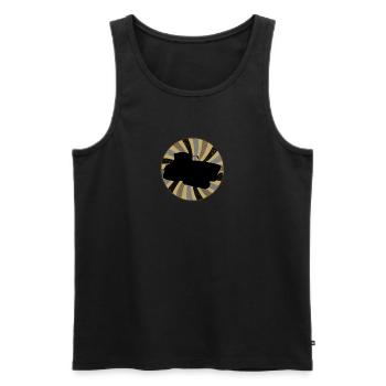 Agriculture Harvest - Men's Premium Organic Tank Top - black - Front - AI Model Male 178 light (178cm)