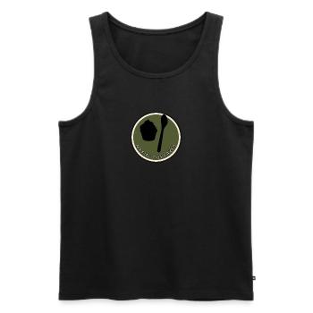 Cupcake Muffin Bake - Men's Premium Organic Tank Top - black - Front - AI Model Male 178 light (178cm)