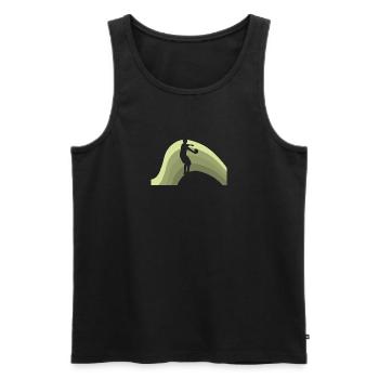 Dodgeball Player Ball Sports Dodgeball Player - Men's Premium Organic Tank Top - black - Front - Michal (187cm)