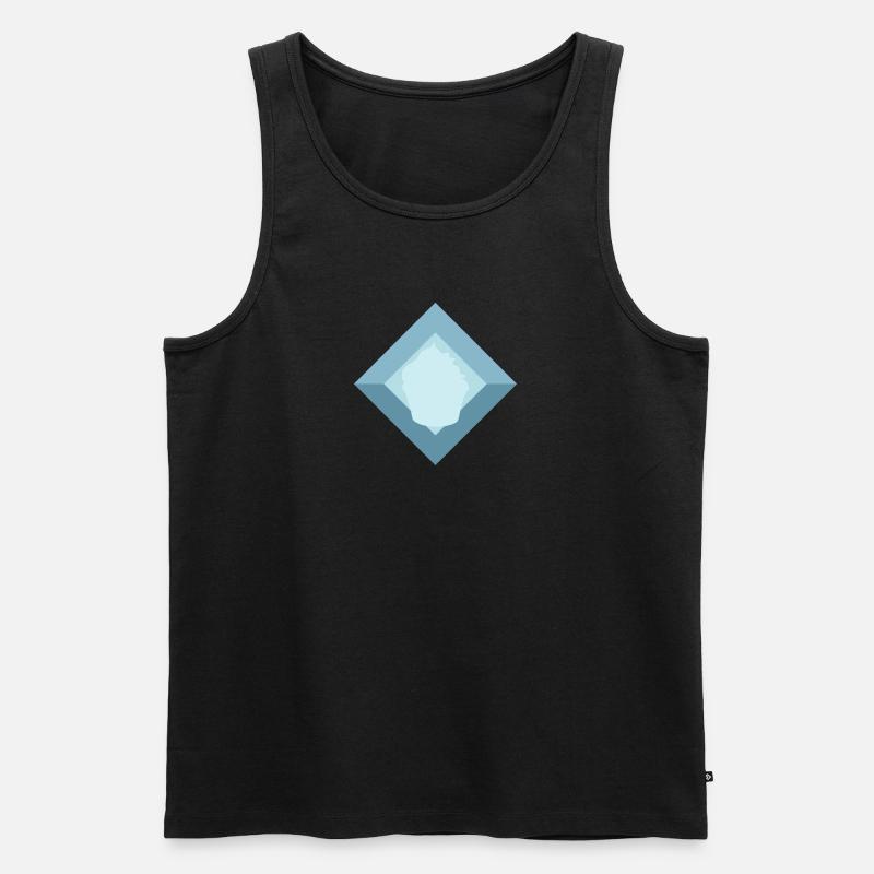 Cupcake Cupcake Törtchen - Männer Premium Bio Tank Top - Schwarz