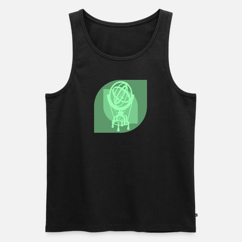 Physik Physik Himmelskörper - Männer Premium Bio Tank Top - Schwarz