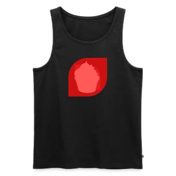Cupcake Muffin Törtchen - Männer Premium Bio Tank Top - Schwarz - Vorne - Michal (187cm)
